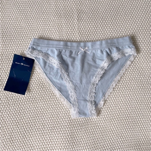 BRANDY MELVILLE - Baby Blue Lace Underwear - Picture 4 of 5